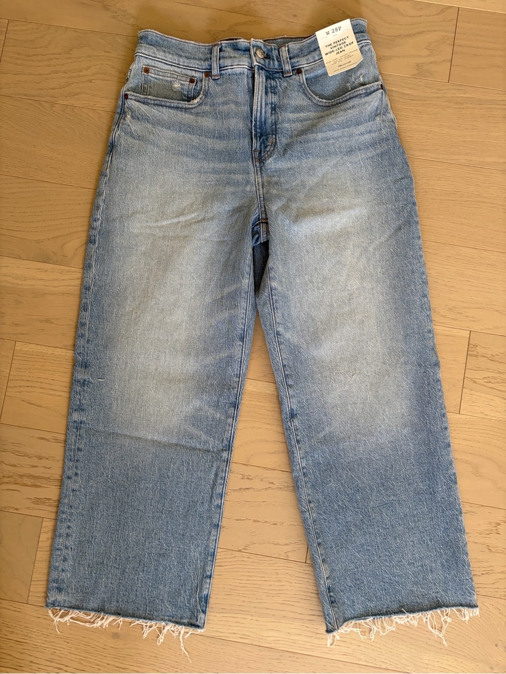 Madewell The Perfect Vintage Wide-Leg Crop Jean
